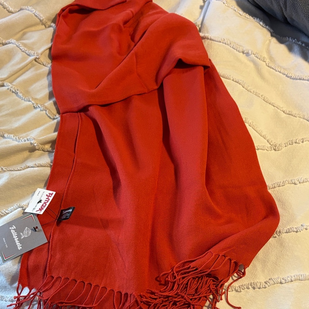 Red / Orange Pashmina Scarf